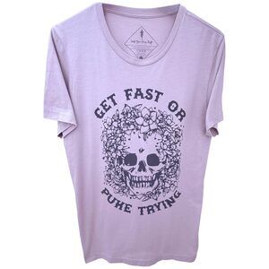 Sarah-Marie Design Studio Skull with flowers Short Sleeve T-Shirt Men's L